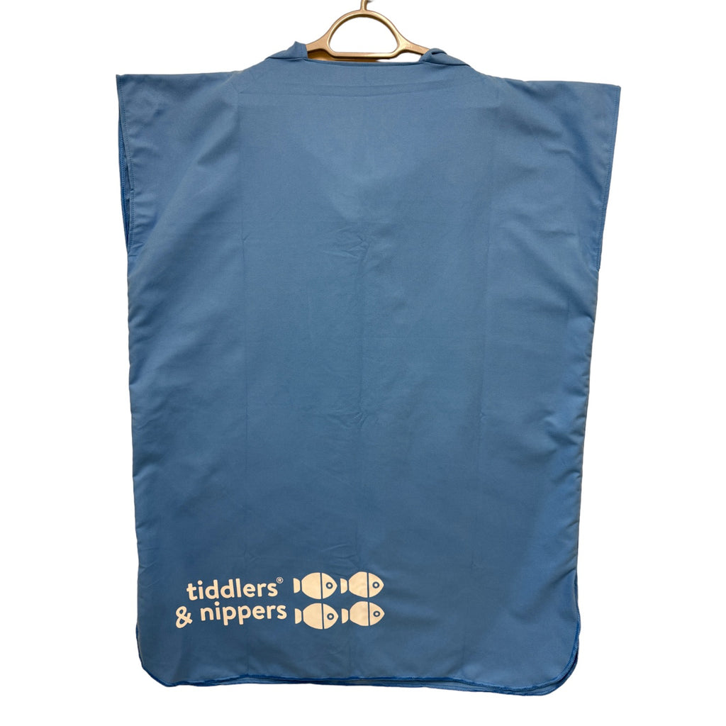 S/M Adult Blue Hooded Towel; L/XL Adult Blue Hooded Towel