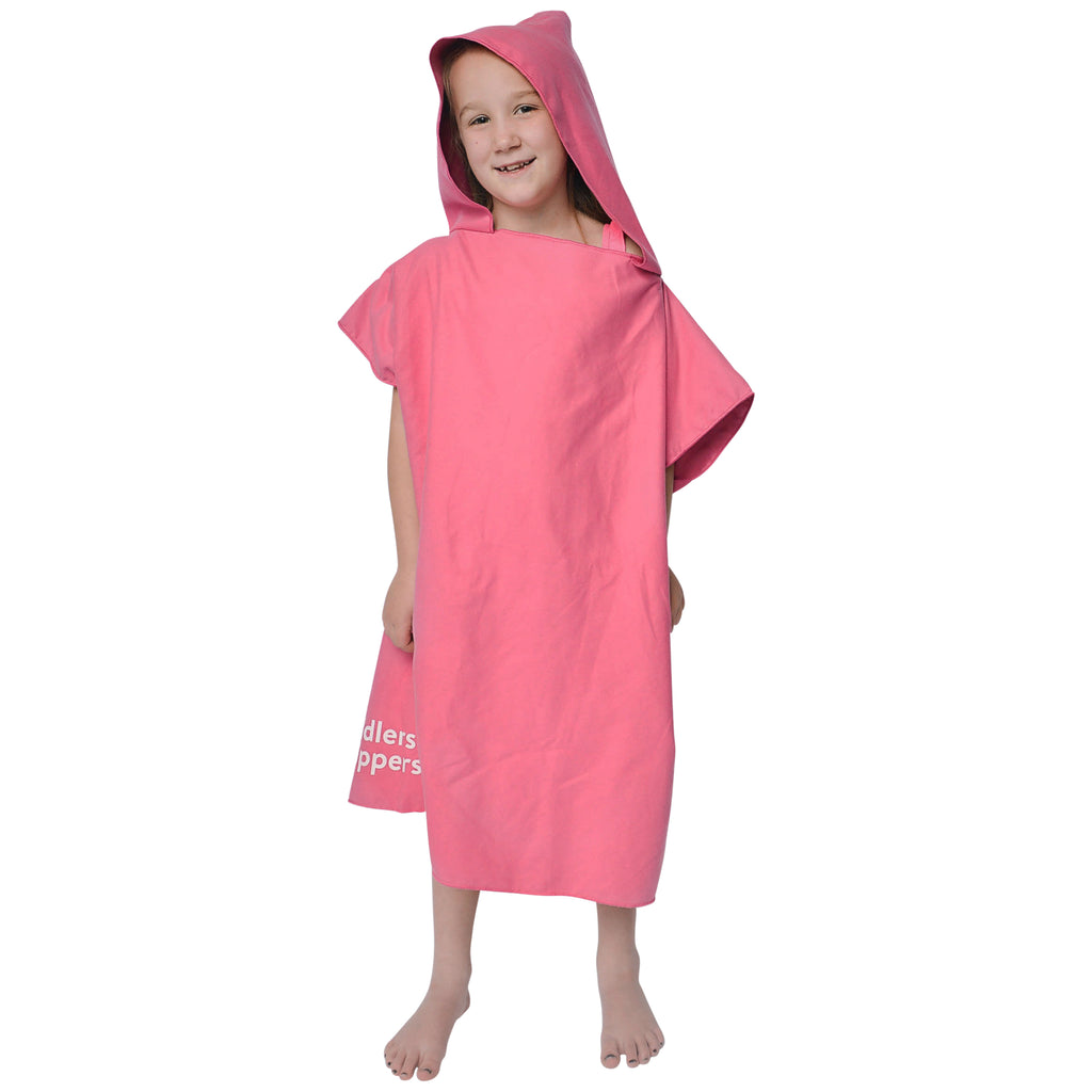 Large Pink Hooded Towel